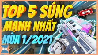 CALL OF DUTY MOBILE VN | TOP 5 SÚNG MẠNH NHẤT MÙA 1/2021 | Zieng Gaming