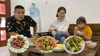 Mực Chiên Giòn & Mực Xào Ngồng Tỏi Cùng Cô Ẻm My Lẩu