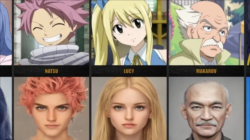 Fairy Tail Characters in Real Life - Bilibili