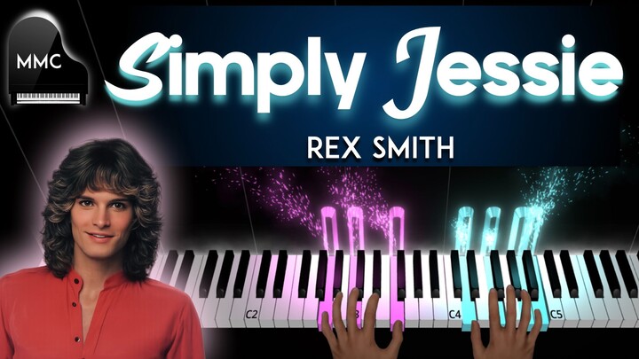 Simply Jessie by Rex Smith piano cover/tutorial + sheet music + lyrics