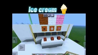 Minecraft ice cream shop build