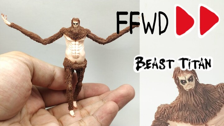 Beast Titan - Attack on Titan[Shingeki no Kyojin] - Polymer Clay FFWD