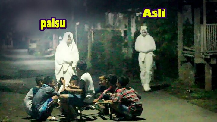 NGAKAK ! DOUBLE PRANK POCONG PALING LUCU