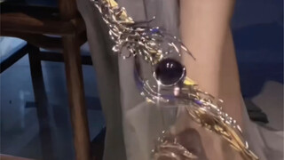 When the sword was pulled out of the staff, it was really love