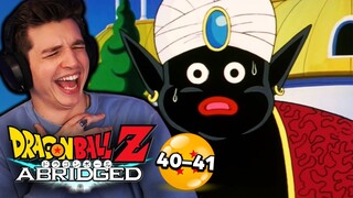 MR. POPO DROPS LSD?! | DBZ: Abridged REACTION Episode 40-41