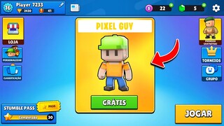 ESSA É A SUA CHANCE DE PEGAR UMA SKIN GRÁTIS NO STUMBLE GUYS 😱