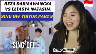 SING-OFF TIKTOK SONGS PART 9 REZA DARMAWANGSA vs @Eltasya Natasha II FILIPINA REAKSI