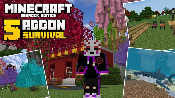 แนะนำ 5 แอดออนสำหรับเอาชีวิตรอด! | Minecraft Addon EP.20