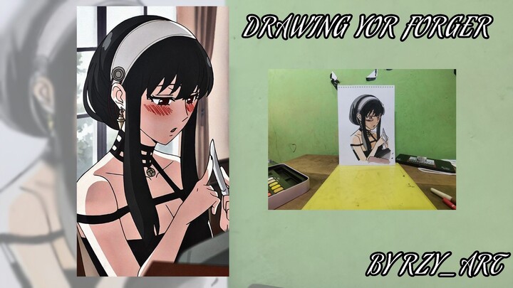 Ketika realita gak sesuai ekspektasi :)🗿 drawing mommy yor forger