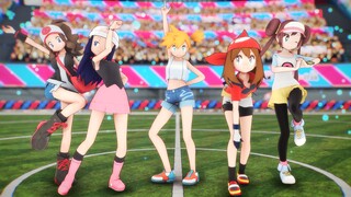 [MMD Pokémon]Beautiful Foot Fighting Teamｽﾚﾝダｰ