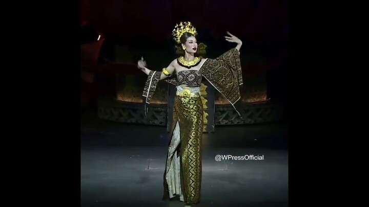 Hoa Hậu Thiên Ân trình diễn trang phục Indonesia Miss Grand International 2022 Balinese Costume