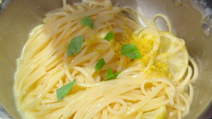 พาสต้าครีมชีสเลมอนสไตล์อิตาเลียน 🍋 🇮🇹
