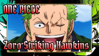 ONE PIECE|Zoro Striking Hawkins！！！！