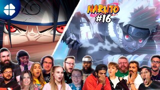 FIRST TIME Naruto's Nine Tails Chakra and Sasuke's Sharingan | Naruto Ep. 16 Reaction mashup 🇯🇵