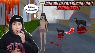 JANGAN DEKATI KUCING INI! BERBAHAYA!! MISTERI DI SAKURA!! HORROR MOVIE SAKURA SCHOOL SIMULATOR