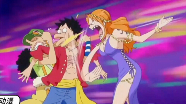 “It seems like the Straw Hats’ Jinbe has never gotten hit by Nami”