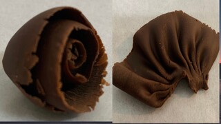 Perfect and easy chocolate garnishes