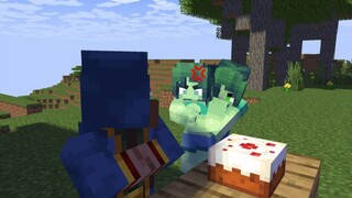 Zombie Girl 2 It takes need cake get scammed - minecraft animation