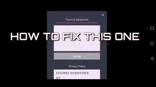 Cabal Mobile : How to Fix TERMS & AGREEMENT Auto Closed