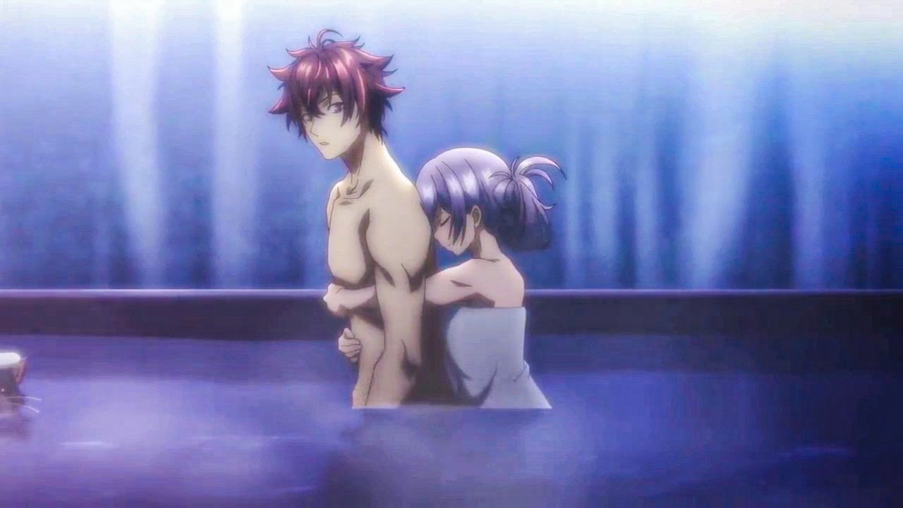 Luna takes a bath with Yuuya  I Got a Cheat Skill in Another World Ep 7 