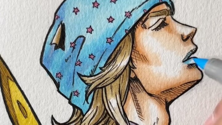 Drawing Jhonny joestar jojomok