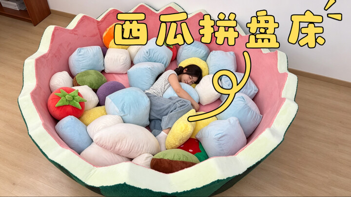 Ngủ trong đĩa dưa hấu của Chibi Maruko-chan thì cảm giác thế nào nhỉ～