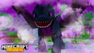 SECRET SHADOW NATION NIGHT FURY - Minecraft Dragons