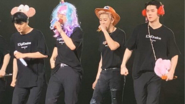 【EXO】เวอร์ชันปีศาจและสัตว์ประหลาดของเพลง Obsession คุณยังไม่ได้ดูอีกเหรอ? 191214 เวทีคอนเสิร์ตทัวร์ค