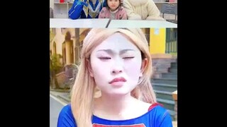 女超人遇到危险还好小丑出手相救！ #斗罗大陆 #兔警官 #女超人