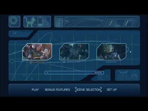 Lightyear (2022) - Blu-Ray Menu Walkthrough