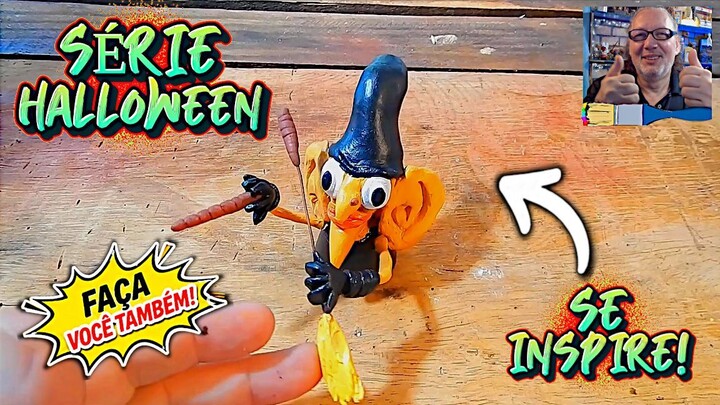 Halloween Bruxo feito de RollOn / Halloween Wizard made of Roll-On