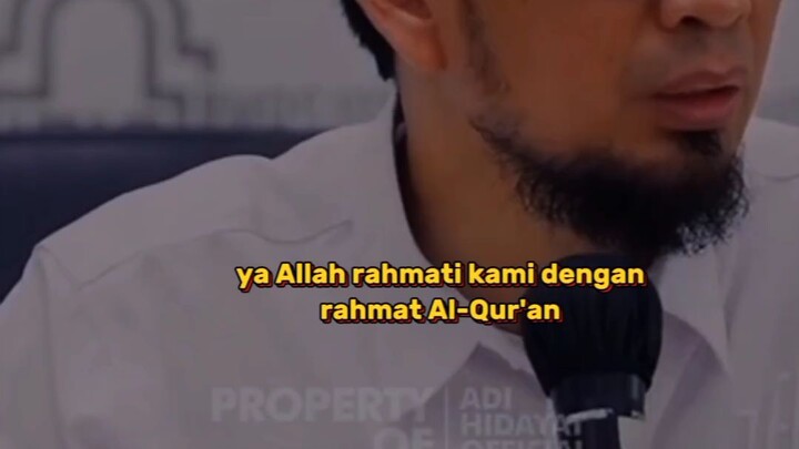 setelah baca Alquran janlup do'a ya, ok