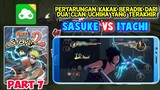 NARUTO STORM 2 GAMEPLAY DI ANDROID | SASUKE VS ITACHI Part 7
