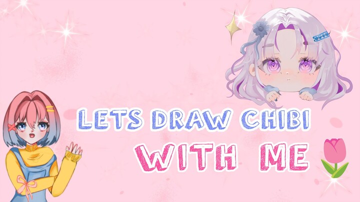 LETS DRAW CUTE PURPLE CHIBI💜