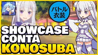 SHOWCASE DE COMO ESTÁ MINHA CONTA NO JOGO - Konosuba dias fantásticos