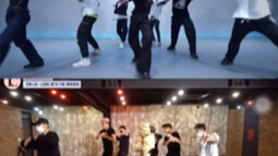 刘雨昕look into the mirror 练习室版 编舞师原版练习室对比