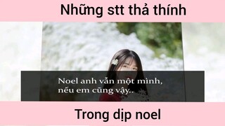 Những stt thả thính noel