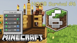 Gặp Ma Phantom Và Phi Vụ Trao Đổi Với Dân Làng - Minecraft Survival #6