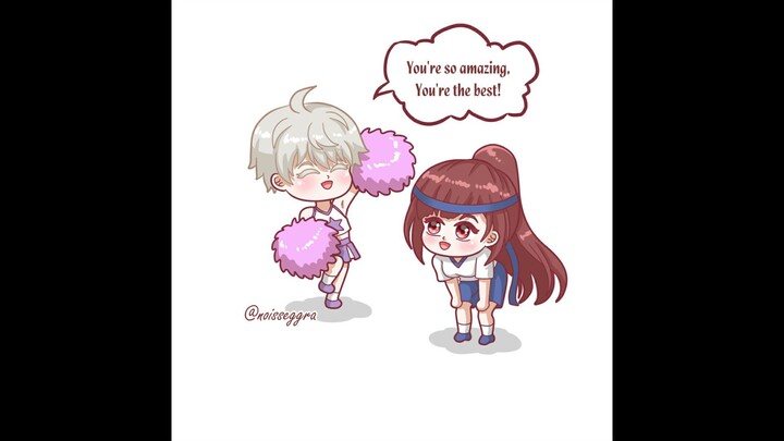 Xavier as Cheerleader