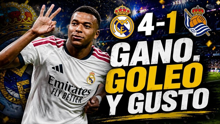 REAL MADRID GANA Y GOLEA EN SU PRIMER PARTIDO EN CASA