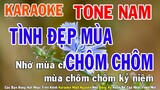 Tình Đẹp Mùa Chôm Chôm Karaoke Tone Nam Nhạc Sống - Phối Mới Dễ Hát - Nhật Nguyễn