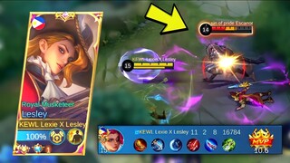 LESLEY NEW META BREAKER! ( TRY THIS ) LESLEY FULL CRITICAL BUILD 🔥