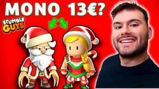 Παίζω με Χριστουγεννιάτικα skins! (Έβαλα 13€) | STUMBLE GUYS | CooLiz