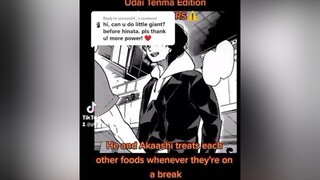 Reply to  little giant here!! fyp fypシ anime haikyuu headcannons udaitenma littlegiant