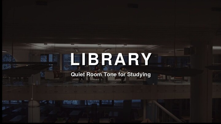 Library Ambience for Studying | Quiet Room Tone with Soft Background Noise for Focus, 2 Hours