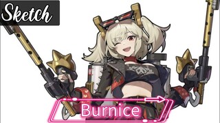 Draw Burnice From Zenless Zone Zero (Sketch 0,5)