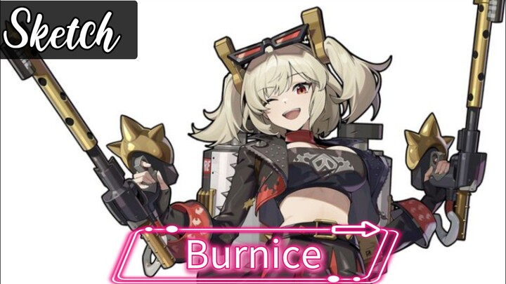 Draw Burnice From Zenless Zone Zero (Sketch 0,5)