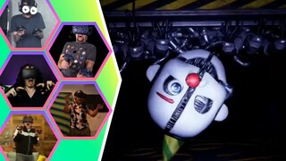 Gamers React to : Ennard's Vent Jumpscare [Five Nights At Freddy's : Help Wanted]