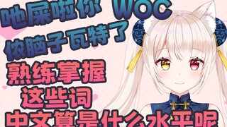 报班学中文被问卷的中文等级难倒，会说很多非日常的中文能算初级
