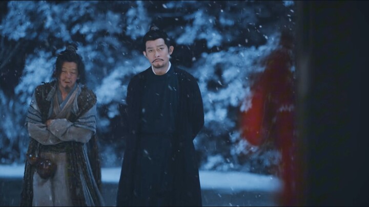 Why hasn’t anyone edited Mr. Su’s fourteenth episode yet? Dressed in black against the snow, he look